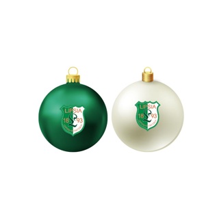 Lipsia-Weihnachtsbaumkugeln - 2er Set 